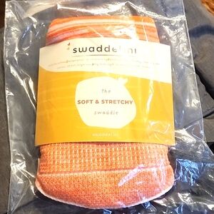 New Unisex baby Swaddelini swaddle orange large 12-18 pounds